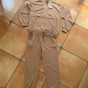 Tan Women's Pantsuit